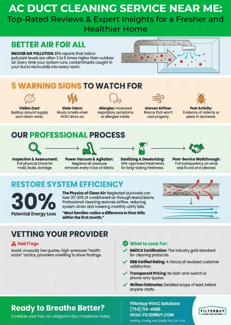 Infographic of AC Duct Cleaning Service Near Me: Top-Rated Reviews & Expert Insights for a Fresher, Healthier Home